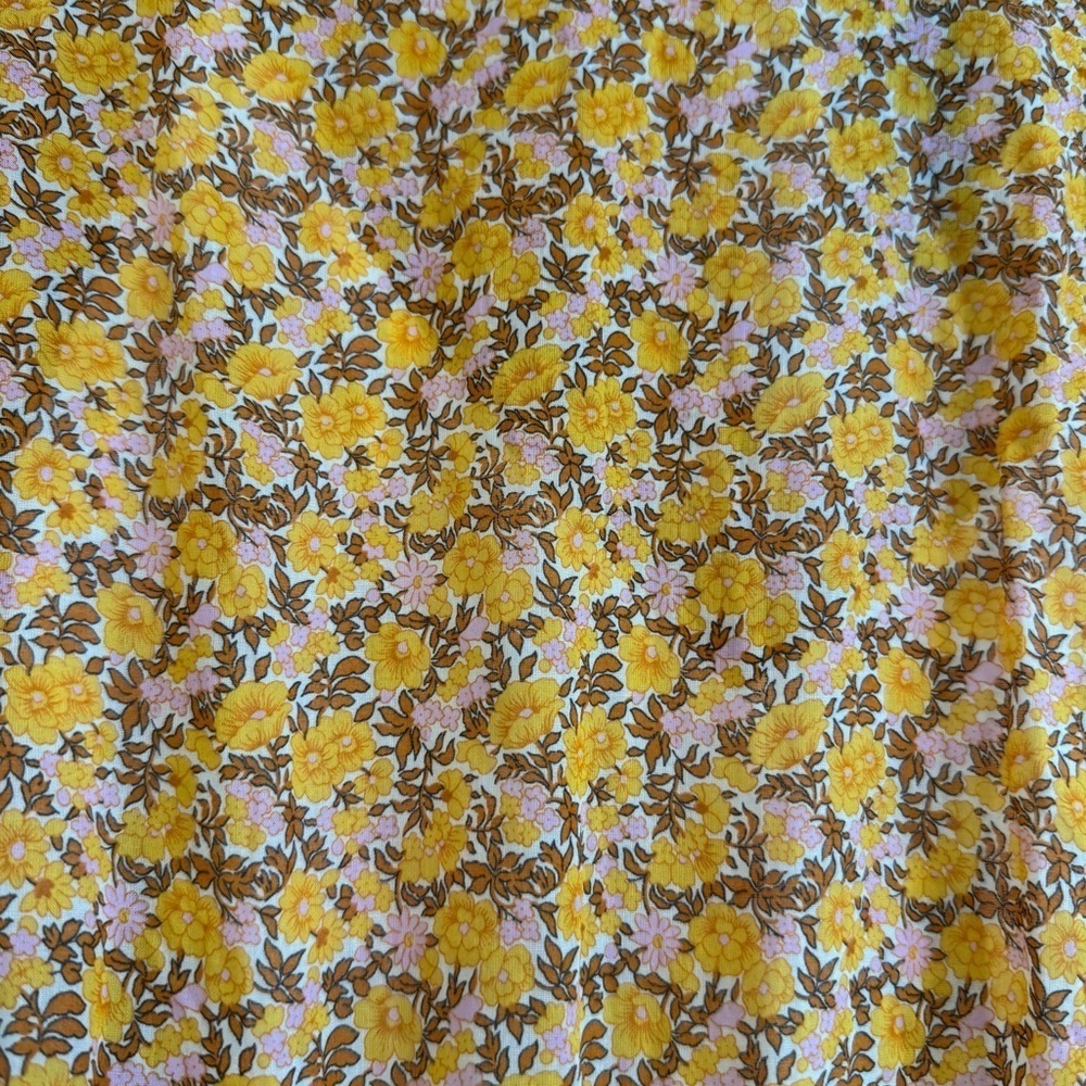 Maje Risso Cutout Floral Dress Long Sleeve Sundress Bishop Sleeves 40EU L US - Picture 9 of 14
